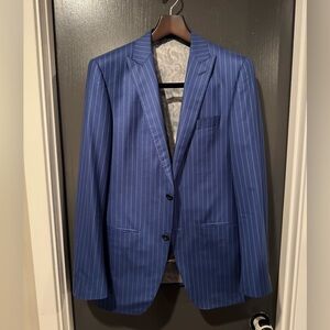Luxury Bespoke Dormeuil Pinstripe Suit – Very Gently Used- Like New